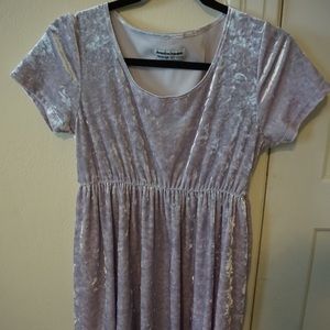 American Apparel crushed velvet babydoll dress 🦄